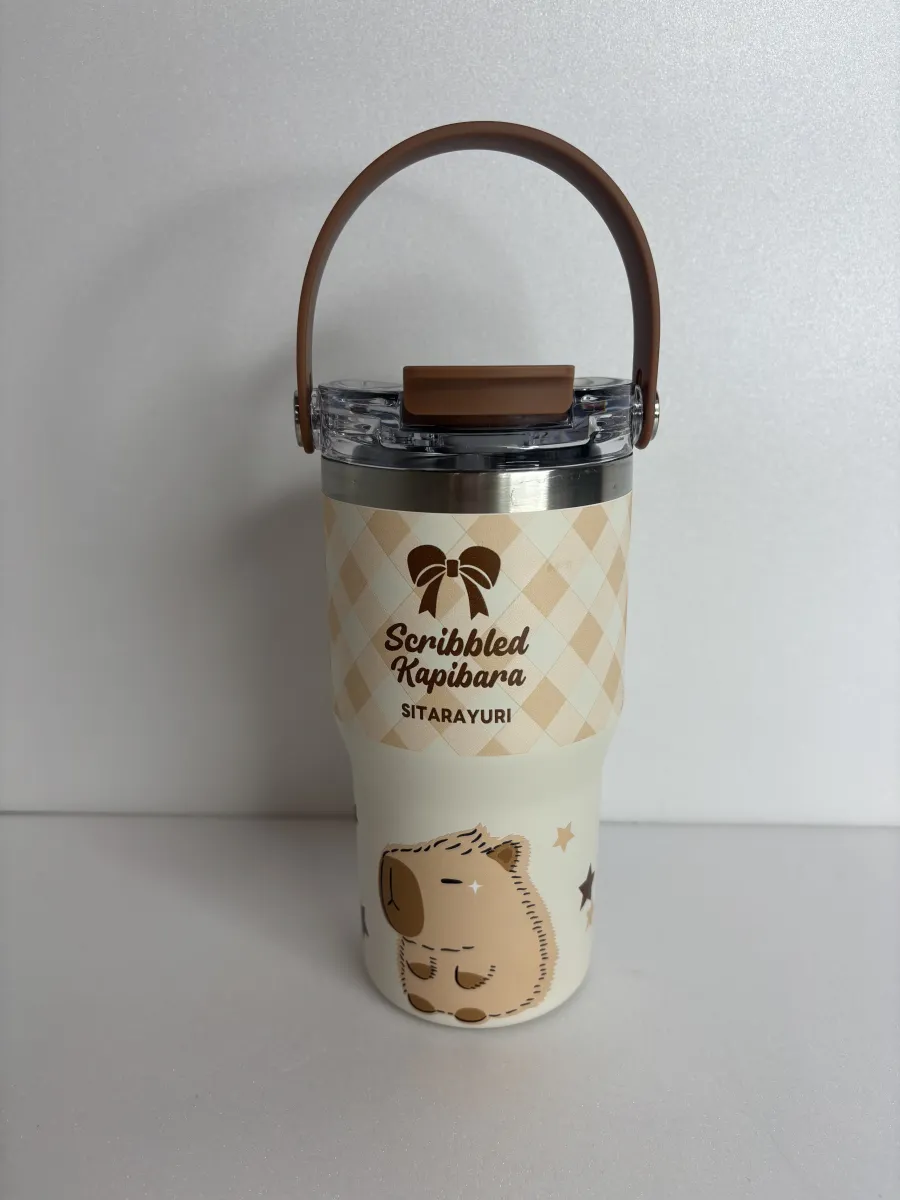 تراول ماگ600میل طرح سگ و گربه